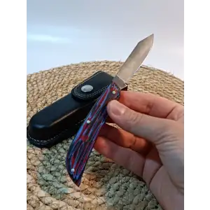 Sürmene Çakısı Epoksi Bordo Mavi