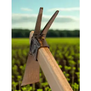 Sürmene Makas Çeliği Çatallı Kazma Bahçe Tarla Hobi 45cm