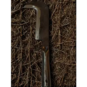 Sürmene Demir Saplı Dövme Çelik Tahra Orak Odun Budama Dal Kesme Sürmeneden