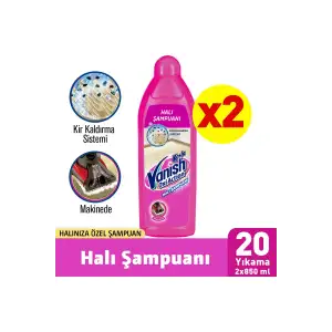 Kosla Zorlu Lekelere Özel Leke Çıkarıcı Şampuan Makinede Yıkama Halı 850 ml X2