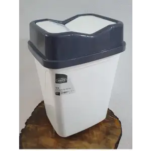 Violet Kelebek Çöp Kovası 10 Litre Beyaz