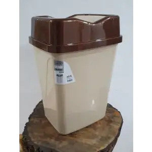 Violet Kelebek Çöp Kovası 10 Litre Kahverengi