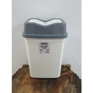 Violet Kelebek Çöp Kovası 5 Litre Beyaz