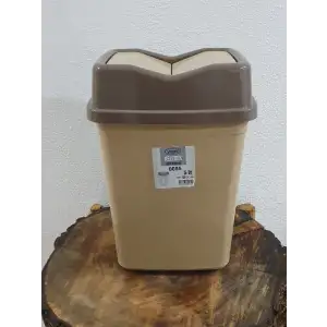 Violet Kelebek Çöp Kovası 5 Litre Kahverengi