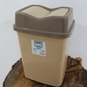 Violet Kelebek Çöp Kovası 5 Lt Kahve