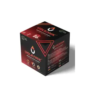 %100 Doğal Hindistan Cevizi Nargile Kömürü 1 Kg/64 Küp