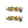 10358 Invitation 2 Li Oval Servis Kayık Tabak 25 Cm. Fma05206