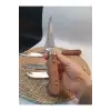 Ahşap Bıçak Seti Et Sebze Yüzme Sıyırma 4 Lü Mutfak Bıçağı Bileme Hediye
