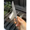 Ahşap El Yapımı Kılıflı Sürmene Şef Bıçakları Seti Et, Ekmek, Sebze, Mutfak, Kurban Şeflik Seti Hadnmade