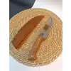 Ahşap Sap Avcı Bıçağı