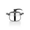 Taç Bengü Pro Düdüklü Tencere Siyah 4 Lt