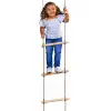 Çocuk Ahşap ip 6 Merdiven ve Trapez Salıncak 2 li Eğitici SetTırmanma Kulesi & Trapez Jimlastik Salıncağı