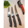 Keskin Üçlü Performans Bıçak Seti Ücretsiz Bıçak Bileme Hediye!
