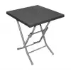 Daystone Smart Metal Ayaklı Plastik Masa 60*60 Antrasit