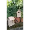 Dekoratif Bahçe Ahşap Kuş Evi