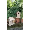 Dekoratif Bahçe Ahşap Kuş Evi