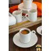 Farika Bahar 12 Prç Yalın Kahve Fincan Takımı