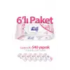 Fibril Gül Kokulu Islak Mendil 6x90 Lı Paket 540 Yaprak