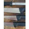 Handmade Sürmene Kasap Kurban Serisi Bıçak Seti Et Sebze Yüzme Sıyırma 3lü + Solingen 8 Bileyici