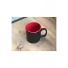 Keramika Kosova 10 Cm Çift Renk Kupa Kırmızı