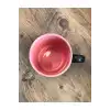 Keramika Kosova 10 Cm Çift Renk Kupa Pembe