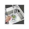 Lavabo Süzgeci Metal Evye Süzgeç Banyo Evye Deliği Çöp Tıkacı 2 Adet