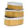 Mitra Bambu Oval Sepet 3 Lü Mtr-2403556