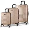 My Valice Croc Abs 3 Lü Valiz Seti Gold