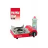Pro Mini Çantalı Kamp Ocağı (GAZ STOP EMNİYETLİ) Kırmızı