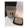 Sallanır Kapak Plastik Banyo Mutfak Çöp Kovası Kutusu / 2,5 Litre