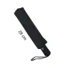 Şemsiye Cep Boy Tam Otomatik Siyah 28cm