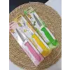 Sürbisa 3lü Set 61004 Sebze Bıçağı Pembe Sarı Yeşil
