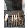 Sürbisa Çantalı Aşçı Gastronomi Handmade Bıçak Seti 9lu Set