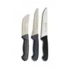 Sürmene 3 Parça Kurban Bıçak Seti Yüzme Soyma Doğrama