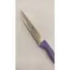 Sürmene 61112 Lazer Kesim Tırtıklı Sebze Bıçağı Mor