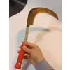 Sürmene Çayır Orağı El Yapımı Keskin Çim Biçme Orak Kırmızı
