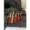 Sürmene Yapımı Kılıflı Et, Ekmek, Sebze, Mutfak, Kurban Palta Bıçakları Seti Hadnmade