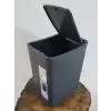 Touch Çöp Kovası 8,5 Litre Bas Aç Kapak TRN-183 Gri