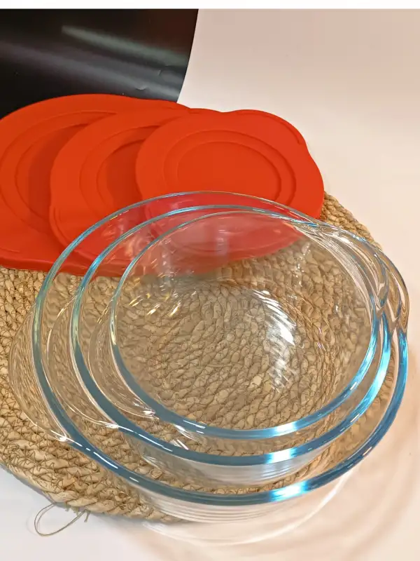 3 Lü Plastik Kapaklı Borcam Saklama Kabı