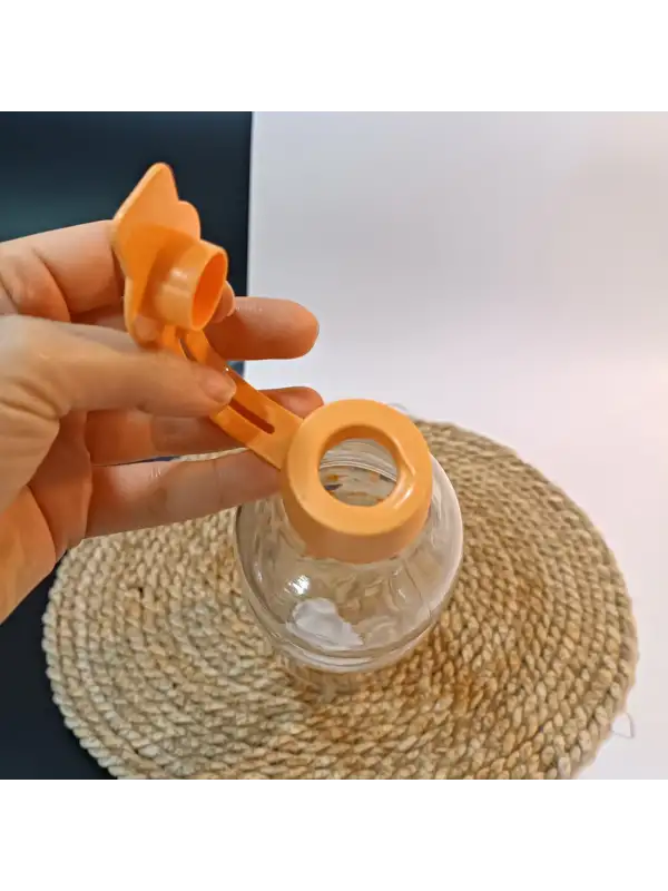 Herevin 1 Lt Boğumlu Desenli Cam Su Şişesi