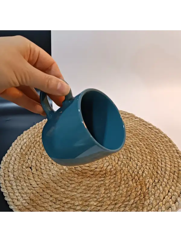 Keramika Seramik Renkli Kupa 9 cm