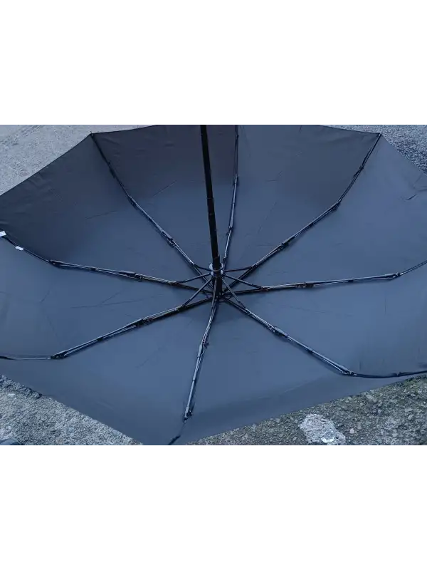 Şemsiye Cep Boy Tam Otomatik Siyah 28cm