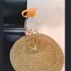 Herevin 1 Lt Boğumlu Desenli Cam Su Şişesi