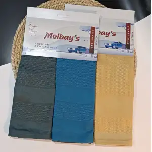 MOLBAYS OTO PREMİUM CAM BEZİ 2Lİ