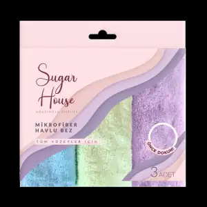 Sugarhouse  House Mikrofiber Havlu Bez 3lü