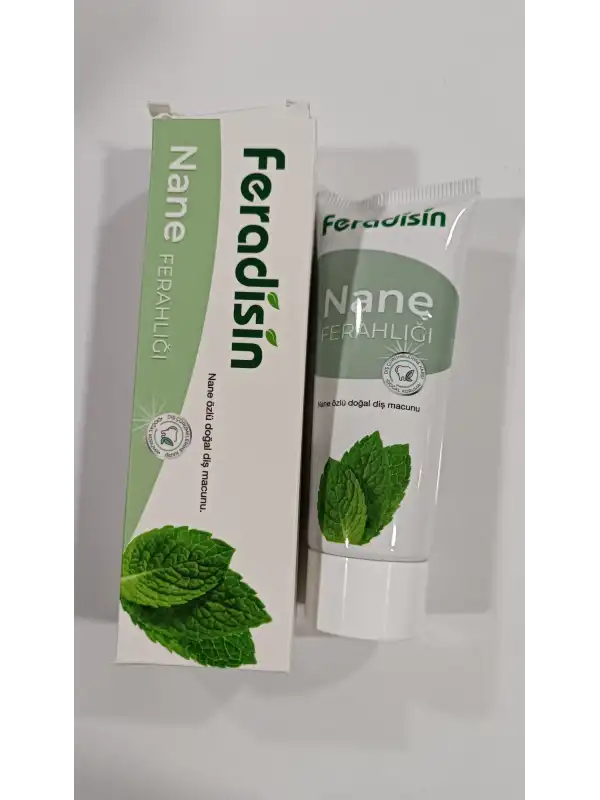 Doğal Nane Özlü Florürsüz Beyazlatıcı Ve Koruyucu Diş Macunu 90 gr - Gimdes Helal Sertifikalı