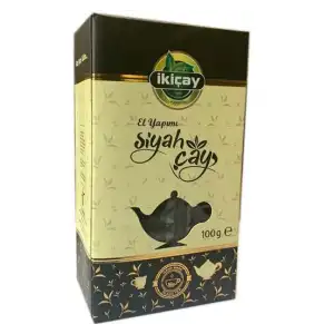 İkiçay Bütün Yaprak El Yapımı Siyah Çay 100 gr
