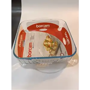 Borcam Orta Boy Kare Tepsi 1 Adet Fırın Tepsisi ( 59384)