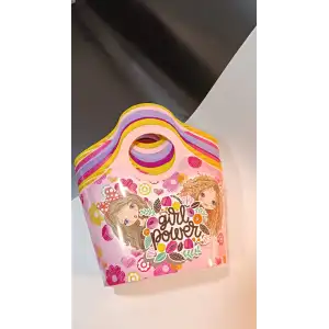 Desenli Çocuk Çantası-gırl Power