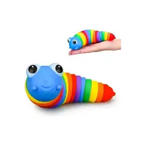 Stres Giderici Tırtıl - Sök Tak Eğlenceli, Stres ve Anksiyete giderici Tırtıl Oyuncağı